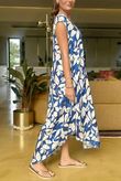 The Botanical Dress Navy
